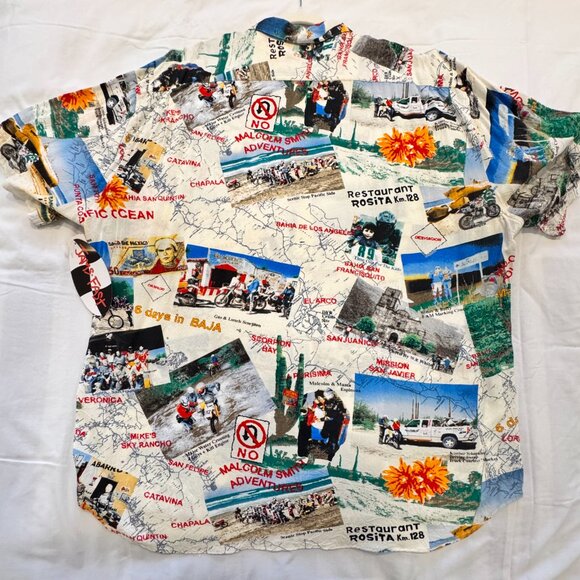 FAST JAMS by JAMS WORLD Hawaiian Aloha Short Sleeve Shirt 6 Days in Baja XXL NWT - Picture 4 of 8